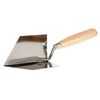 Stainless Steel Lining Internal Angled "Sharp" 120x75mm, Wooden Handle