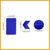 Partuto 24pcs Blue Reflective Stickers Tape Waterproof Decals for Car Replacement
