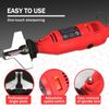 Electric Chainsaw Sharpener Kit - Comes with Chain Saw Sharpener Tool, 3 File Size Diamond Sharpening Wheels, Angle Attachment, Wrench