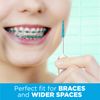GUM Soft-Picks Wider Space, Easy to Use Dental Picks for Teeth Cleaning and Gum Health, with Convenient Carry Case, Dentist Recommended Dental Picks, 100 Count