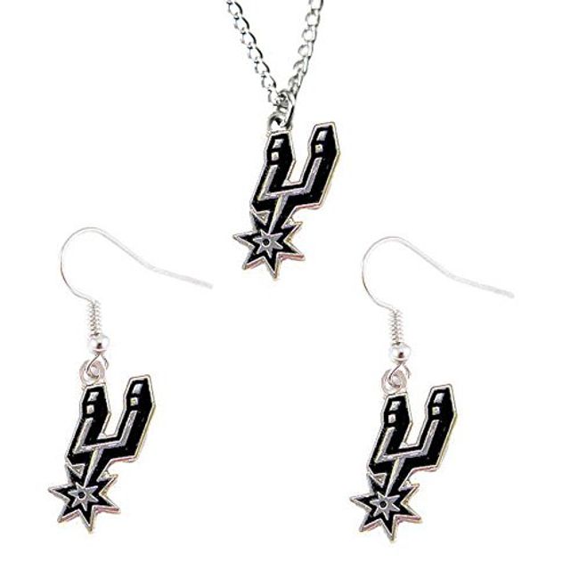 aminco NBA womens NBA Logo Pendant Necklace