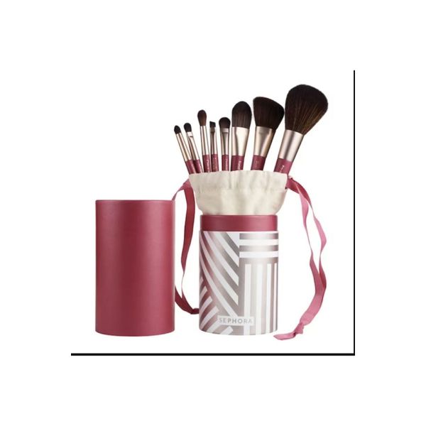 Eyes & Face Advanced Brush Set - cilt ve göz makyajı için Fırça Seti 8 Adet