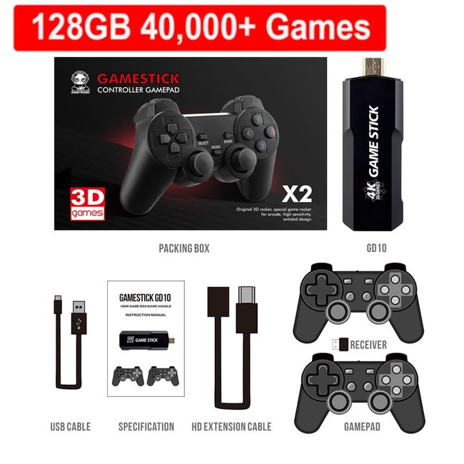 4k Hd Video Game Console 32g/64g Retro Game Console 10000 Wireless Game  Console 2.4g Wireless Controller Game Stick For Psp Ps1 - Video Game  Consoles - AliExpress