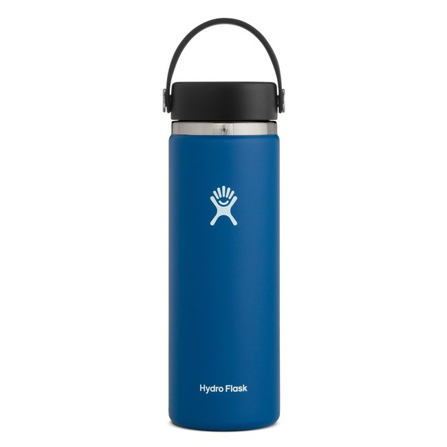 Hydro Flask Water Bottle, 20 oz (592 ml) Wide Mouth Blue W20BTS407