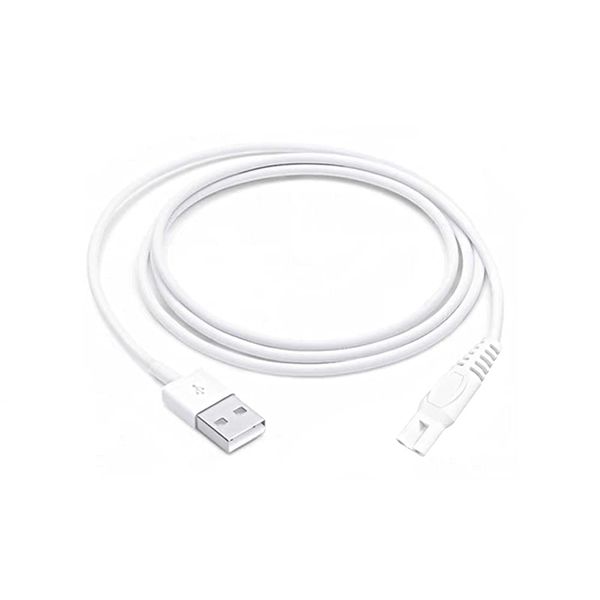 LIANSUM Replacement Finishing Touch Flawless Legs Charger Cord Ladies Legs Razor Shaver USB Cable, Women Electric Trimmer 5V Power Cord White (Only for Finishing Touch Flawless Legs)