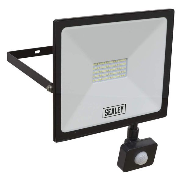 Sealey LED113PIR 50W SMD LED Extra Slim Floodlight with PIR Sensor