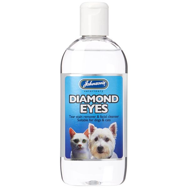 Johnsons Diamond Eyes Cat Dog Tear Stain Remover 250Ml