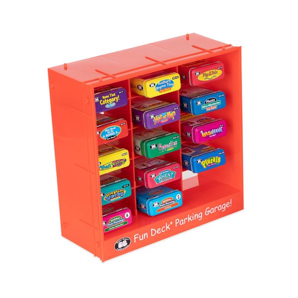 Super Duper Publications | Fun Deck® Parking Garage | Card Deck Storage Organizer Display