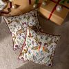 Evans Lichfield Mirrored Robin Cushion Cover, Sunset