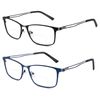 Pack 2 Bifocal Reading Glasses For men,Blue Light Blocking Computer No line Reader 3.0