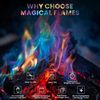 Magical Flames Fire Color Changing Packets Fire Pit (50 Pack), Fire Color Packets for Camping Essentials, Campfire, Bonfire & Fireplaces, Fire Pits Accessories for Outside