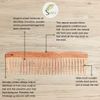 SVATV Handcrafted Neem Wood Comb N-82