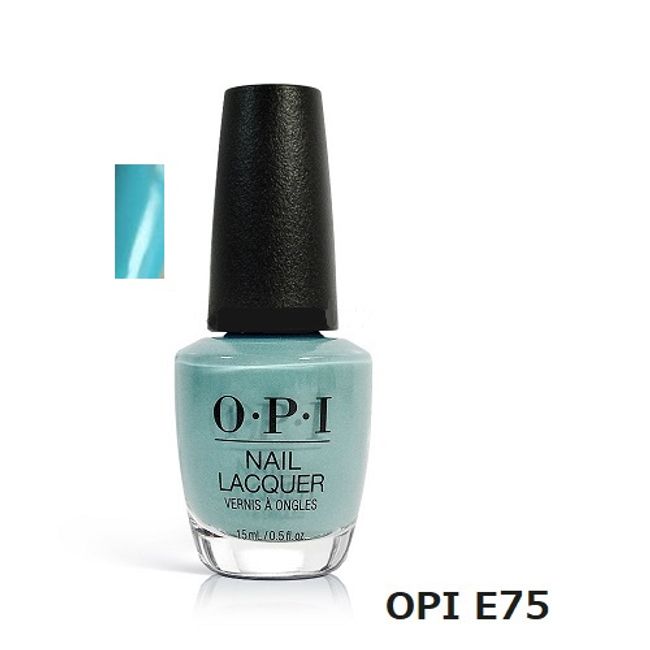 OPI Nail Nail Color NL E75 15ml Nail Polish Nail Lacquer OPI Aqua Blue Color Nail Artist Self Nail Nail Turquoise Blue New