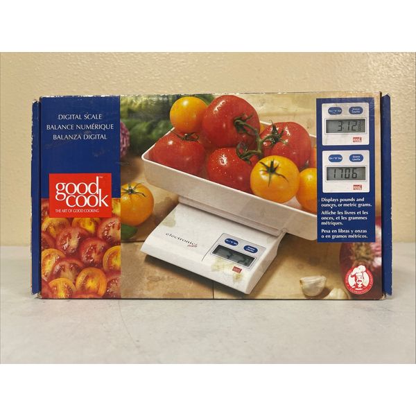 Good Cook Digital 2 pc Food Scale EUC Weighs Up To 5lb-4oz /2400 grams