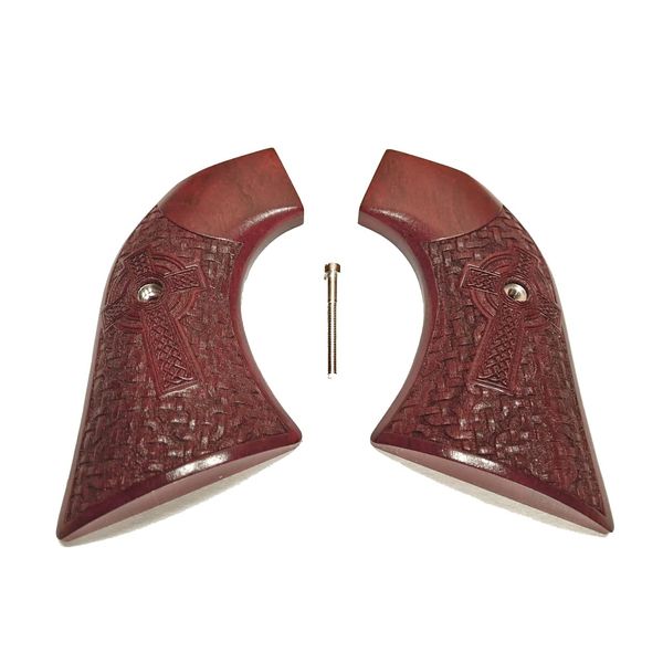 Rosewood Braided Celtic Cross Ruger Vaquero/Blackhawk/Wrangler Grips X
