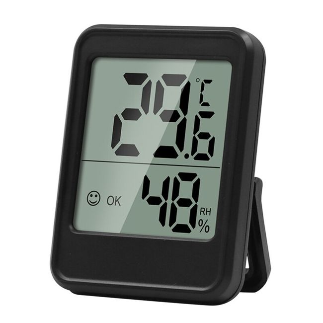 Indoor Thermometer Alarm Clock Display Digital Room Thermometer