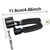 3IN1 Functional Guitar String Changing Tool, Guitar String Cutter, Guitar String Adjuster, Black, Plastic, Multifunctional Guitar Repair Parts