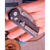 NEW Spring4th Sling Cutter Box cutter knife with button lock action. 440, G10