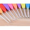 9 pcs Crochet Hooks 5.5" Set by Yonkey Monkey with Non-Sticking Ergonomic Handle