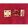 ~Brass Plated~🚪Butt Hinge- (10 Hinge Lot) 1" x 1" square,  W/ matching screws💥