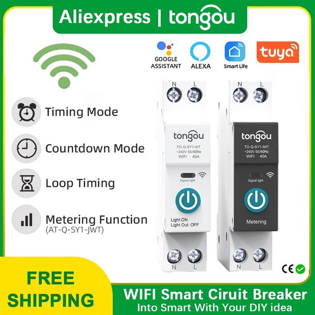 TUYA Smart Life APP Wifi Smart Switch ON/OFF Module Timer Control