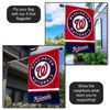 Washington Nationals Double Sided House Flag