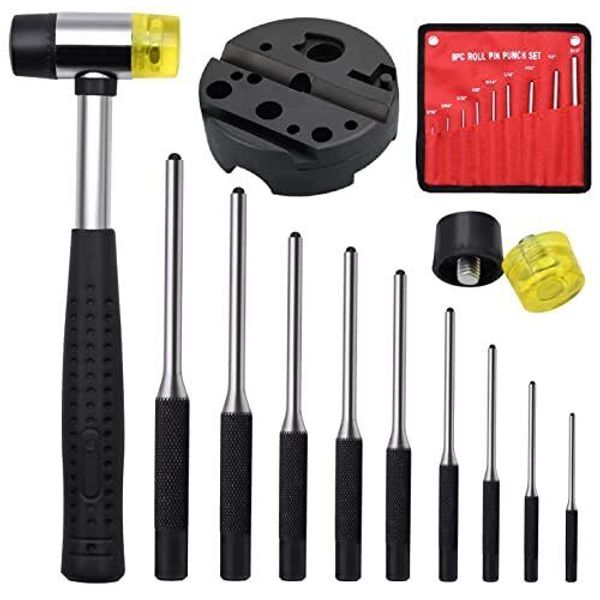 Roll Pin Punch Set 14pcs Gunsmithing Punch Removing Repair Tools including Un...