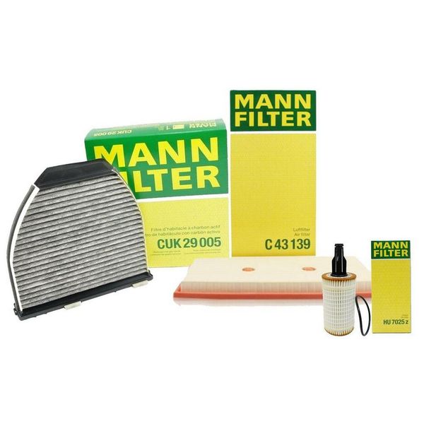 Mann Filter Service Kit for 2012 Mercedes E350 4Matic 3.5L V6 FLEX DOHC