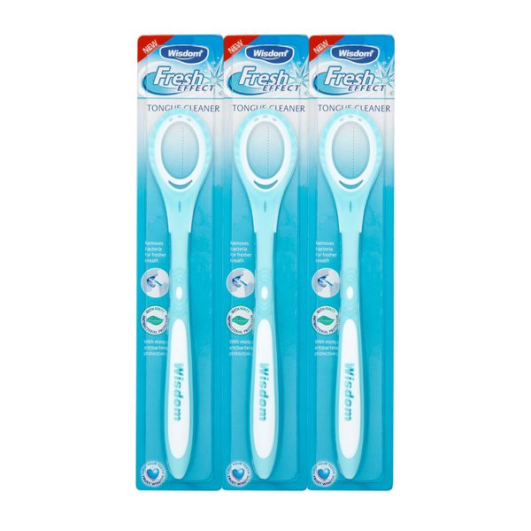 Wisdom Fresh Effect Tongue Cleaner, Pack of 3