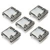 Aideepen 5pcs Mini MP3 Player DFPlayer Audio Module, MP3 WAV WMA Integrated Decoder, Support TF Micro SD Card U Disk Support Voice Music Processor Module