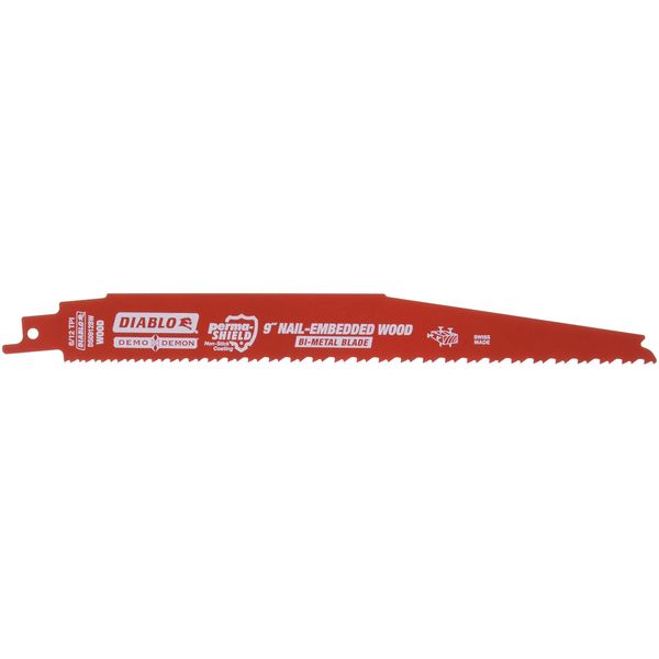 Diablo DS0912BW25 Demo Demon 9 in. Reciprocating Saw Blade for Metal (25-Pack)