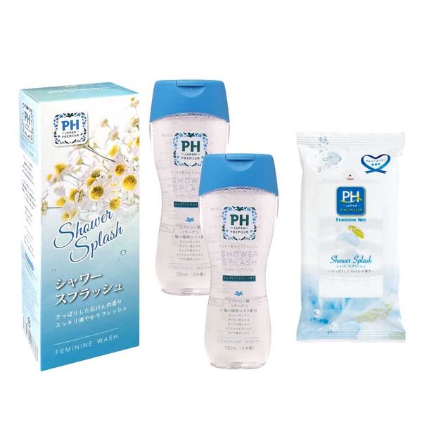 Delicate Zone Soap PH-JAPAN-PREMIUM Feminine Wash (3 Pieces, Shower Splash)