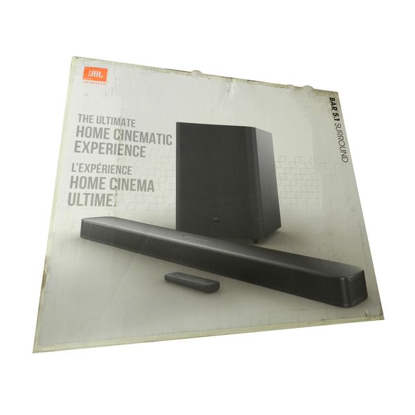 JBL Bar 5.1 Channel Surround Soundbar With Wireless Subwoofer