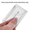 10pcs Plastic Concrete Crack Width Rulergloss Clear A