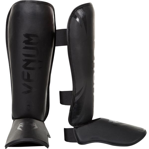 Venum Challenger Standup Shinguards, Black/Black, X-Large