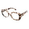 Goodlookers Reading Glasses 'Luna' White Tortoiseshell +2.50