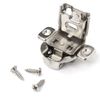 50 Pack 1-1/4" Overlay Soft Close Hinge Face Concealed Clip On Cabinet Hinges