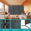 3 Panel Folding Partition Privacy Screens Freestanding Fabric Room Panel Fabric