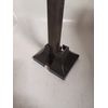 1 Plastic Snap On SHOE cover base fits 1" square Rail leg Railing POSTS cosmetic