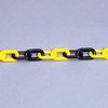Unit 871-243 Plastic Chain, Yellow/Black, 9.8 ft (3 m)