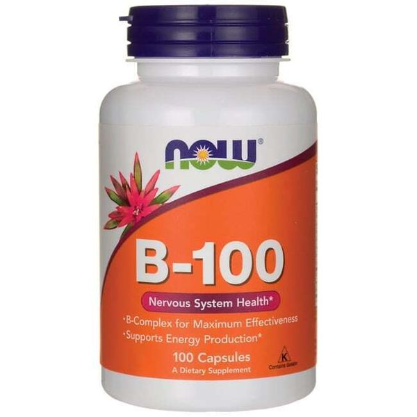 NOW Foods B-100 100 Veg Caps