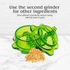 Green Manual Garlic Mincer Quick Meal Prep Tool Herbs Nuts Ginger Chopper