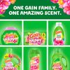 Gain Super Sized Dryer Sheets, Laundry Fabric Softener, Happy, 130 Count