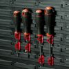 Kistenberg 16-Piece Plastic Tool Wall Set Accessories: Perforated Wall Tool Holder for Workshop, Garage - Modern, Functional Design