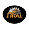 This is how I roll - zero turn riding lawn mower image PopSockets Swappable PopGrip
