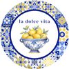 La dolce Vita Dessert or Kitchen Sign, Wreath Attachment