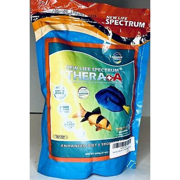 New Life Spectrum THERA +A Regular ￼Pellet 600g Health Enhancing Diet Fish Food