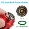 R1234YF Quick Coupler Adapter Self-Sealing & Puncture Can Tap for Car AC System