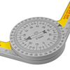 Hsthe Sea Plastic Protractor 360 Degree Horizontal Angle Gauge High-Precision Angle Ruler Angle Gauge Multi-Function Measuring Tool