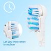 Sensitive Replacement Electric Replacement Toothbrush Heads (16 Count) Dual Clean Rotating Sets for Braun Oral B Cross Action Power